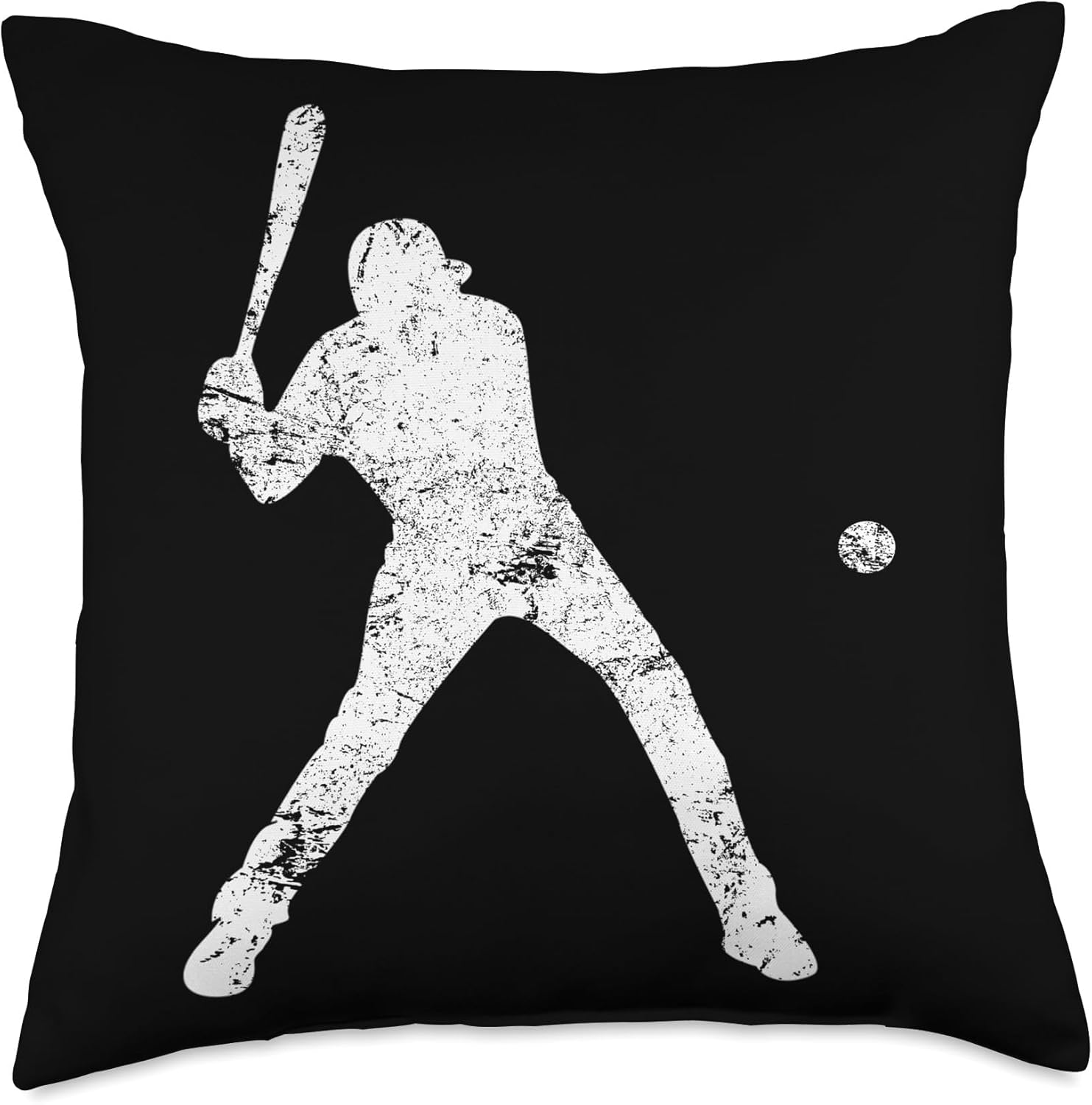 Cool Baseball Pitcher Design Throw Pillow