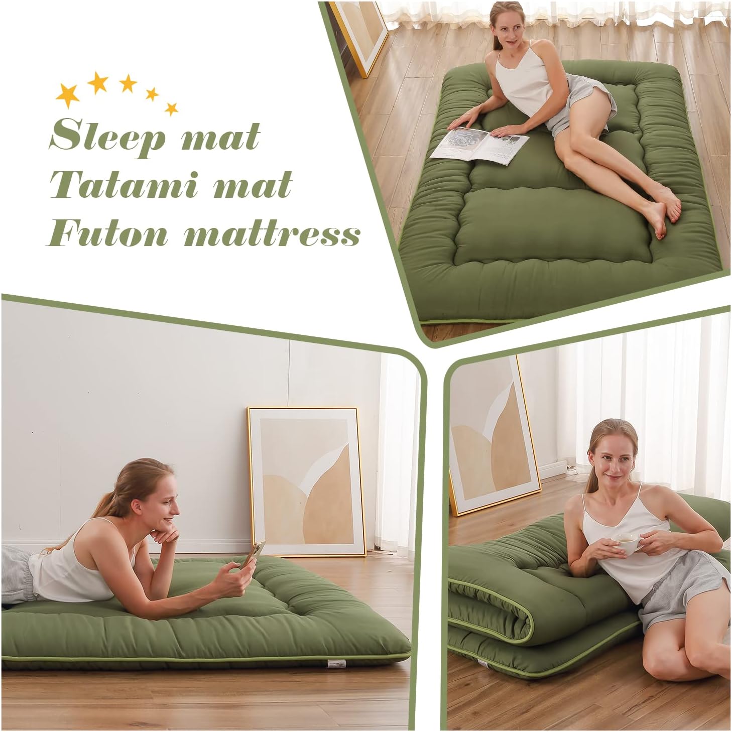 Zelladorra Japanese Floor Mattress Twin Size