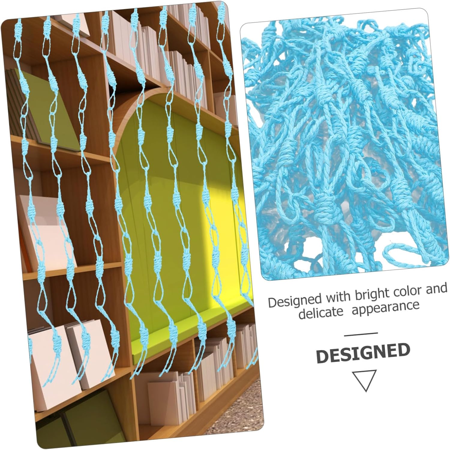 STOBAZA 10pcs Handmade Woven Curtain Ornaments for Doorways Decorative Partition Curtains for Home and Party Decor