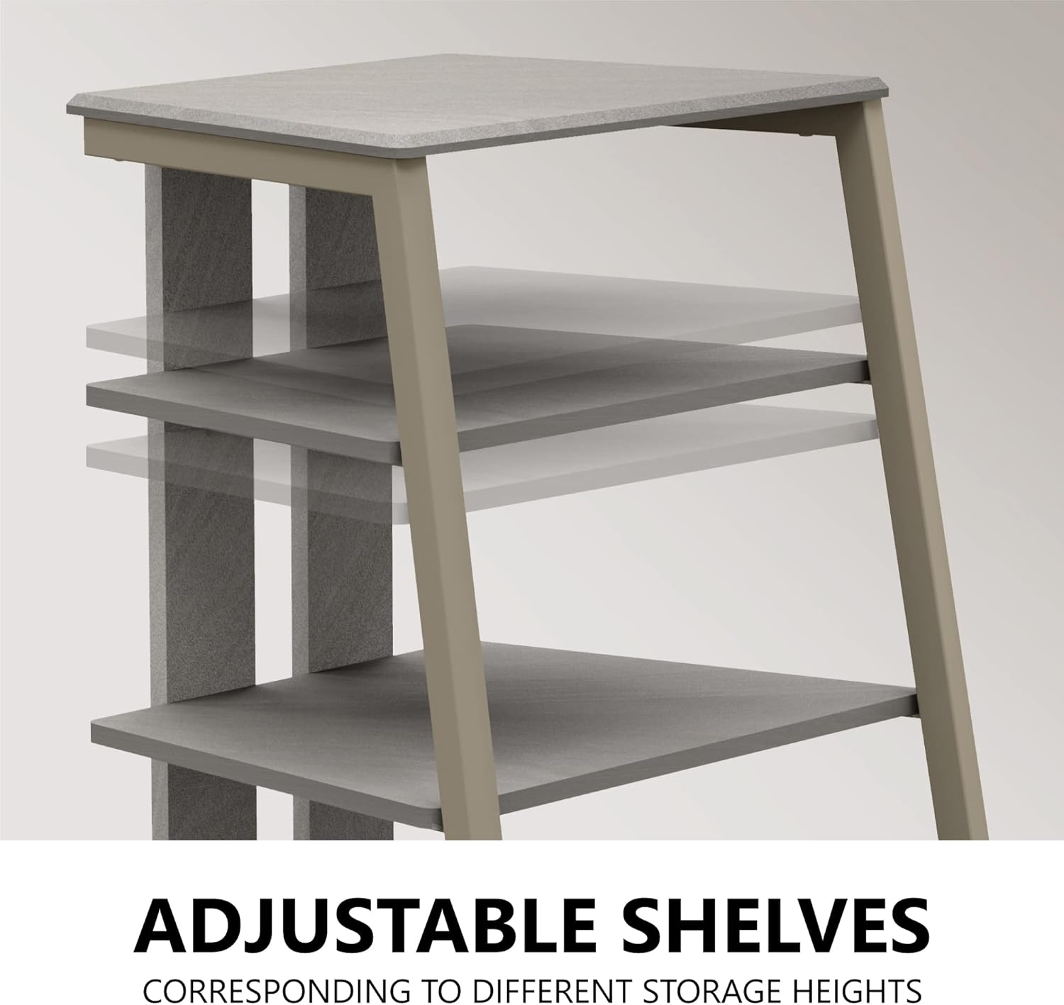 Modern 4-Tier AV Media Stand Corner Shelf for Xbox One PS4