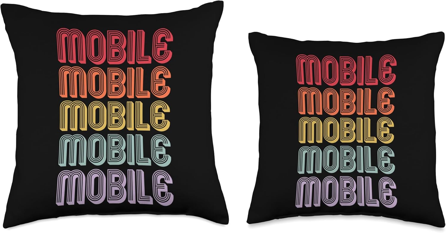 Mobile Throw Pillow for Mobile Enthusiasts