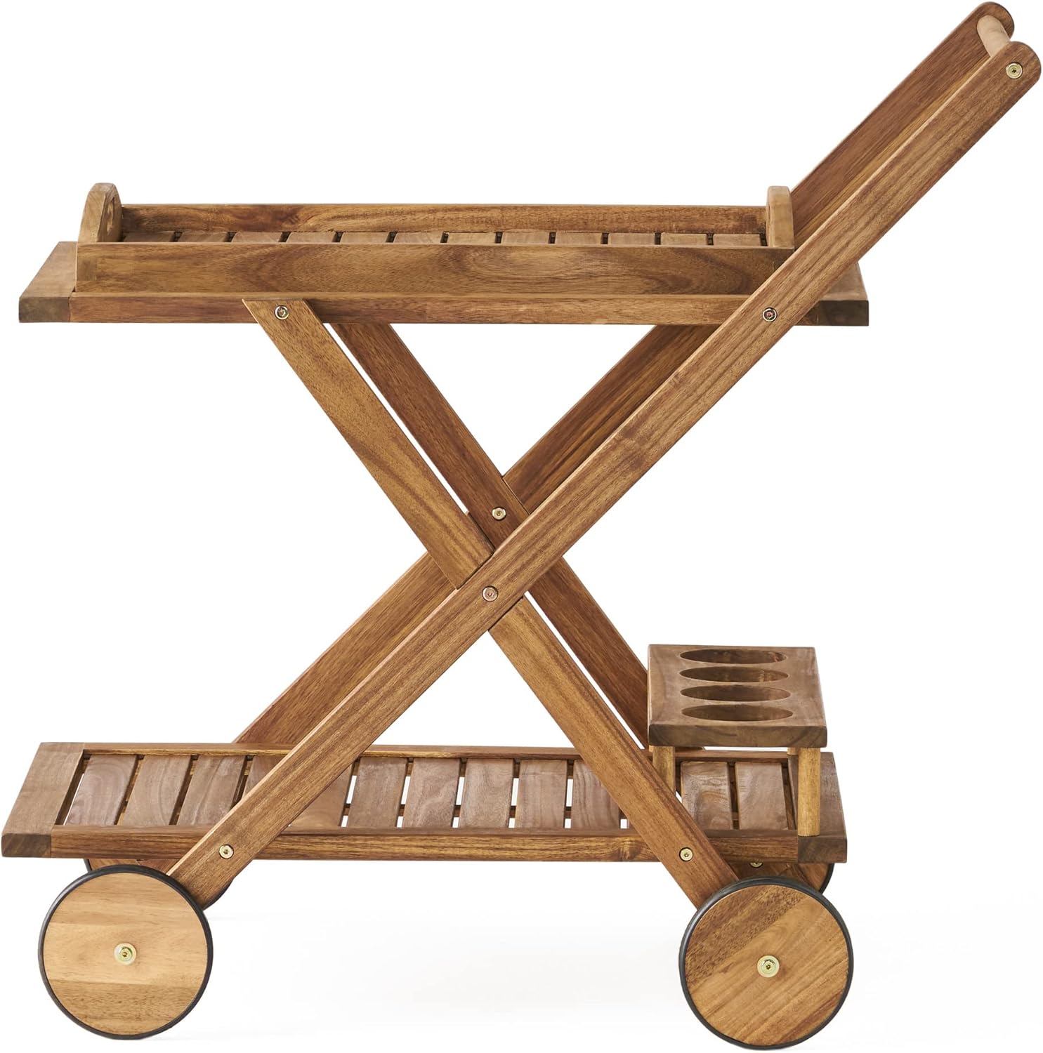 YLIEHS Versatile Mobile Bar Cart for Easy Entertaining