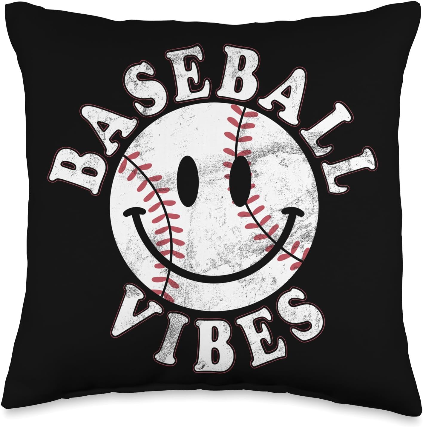 Baseball Pitcher Throw Pillow with Funny Design