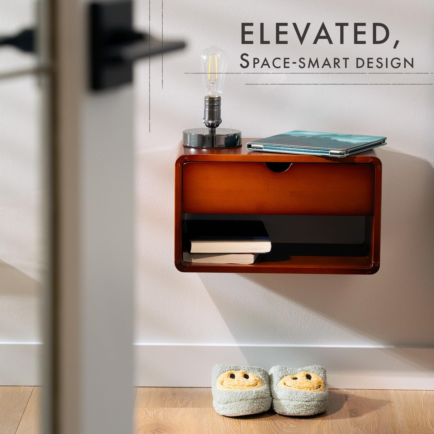 Comfify Modern Floating Nightstand with Drawer