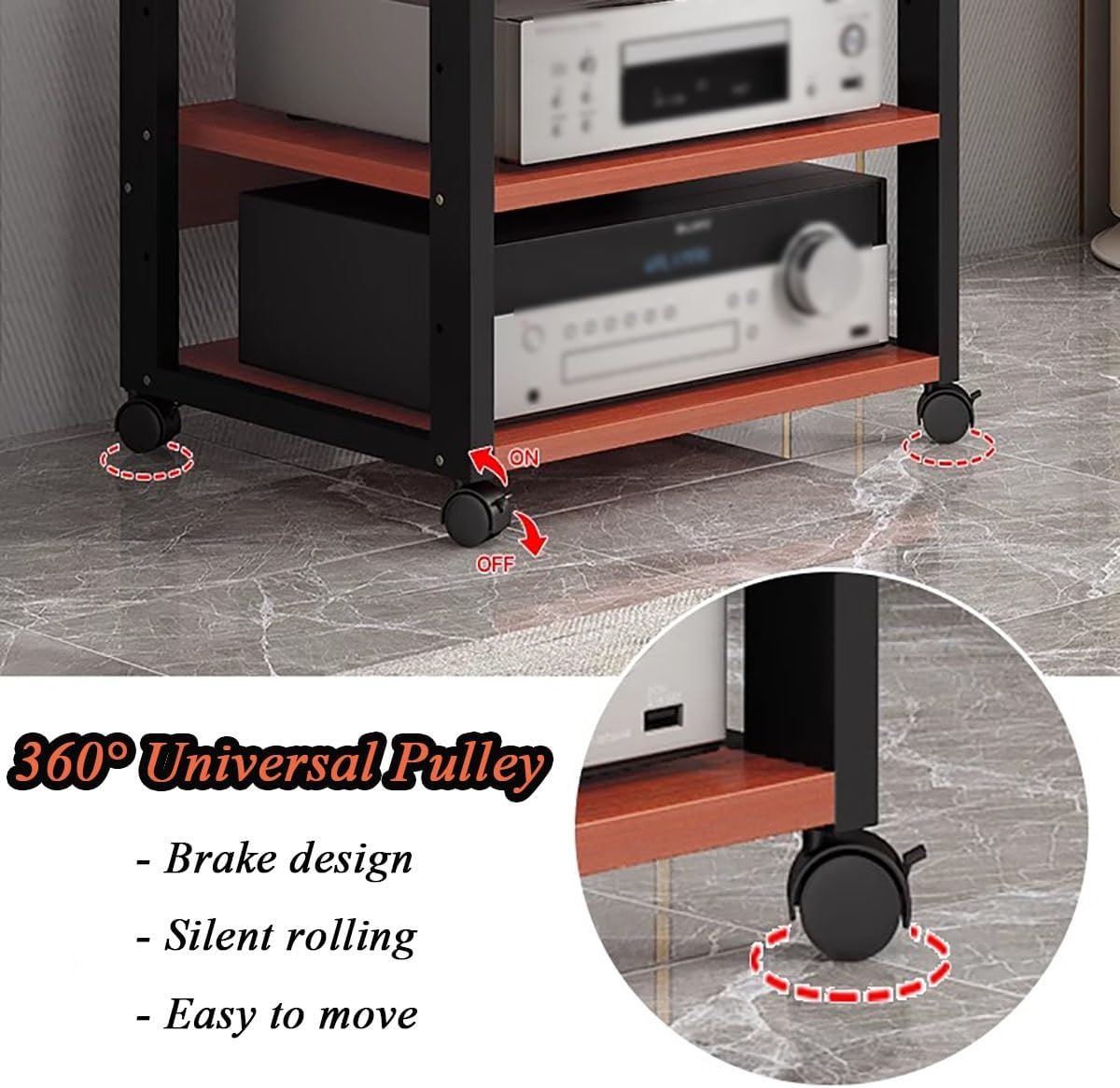 Multifunctional Media Stand for Home Office Theater
