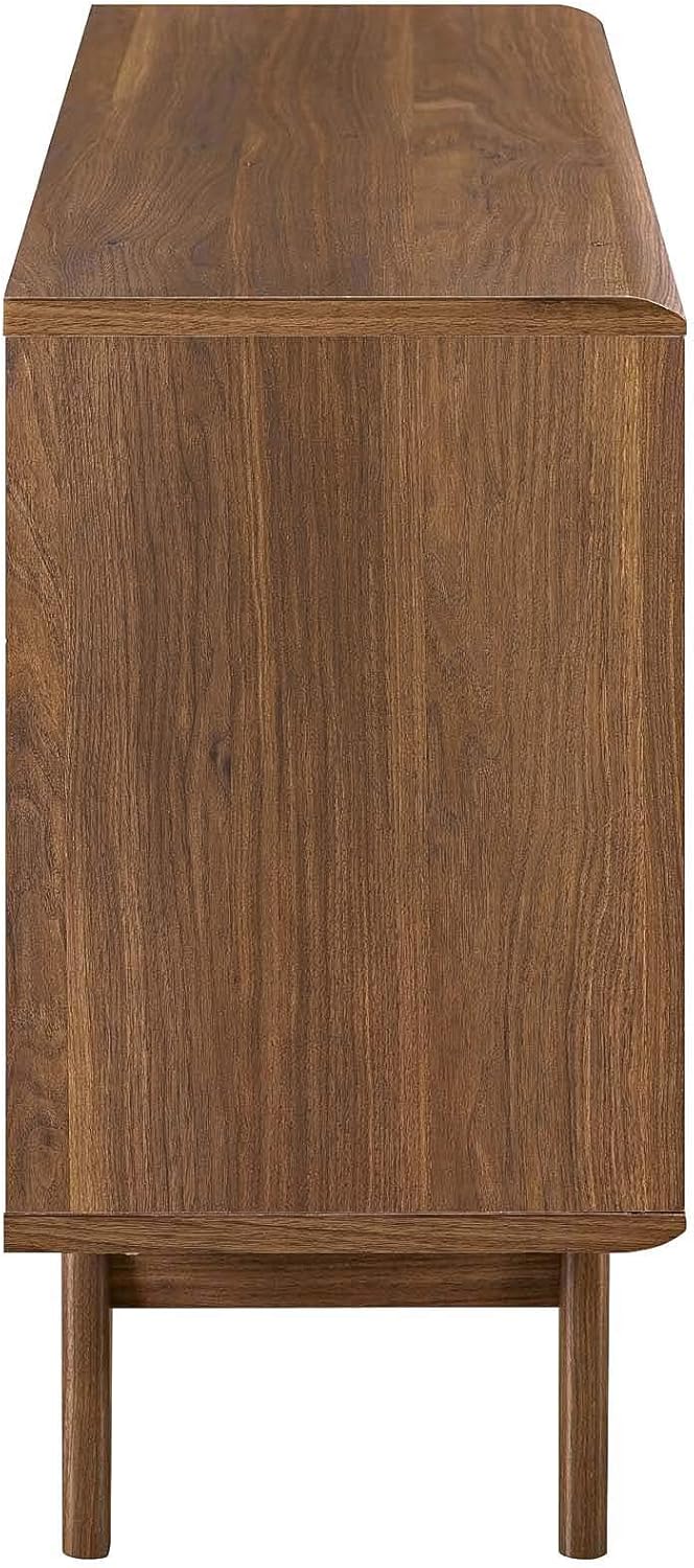 Modway Render Two-Tier TV Stand in Walnut