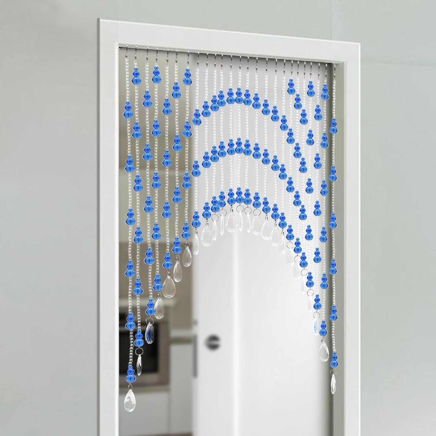 25 Strings Beaded Curtain for Doorway Privacy Decor