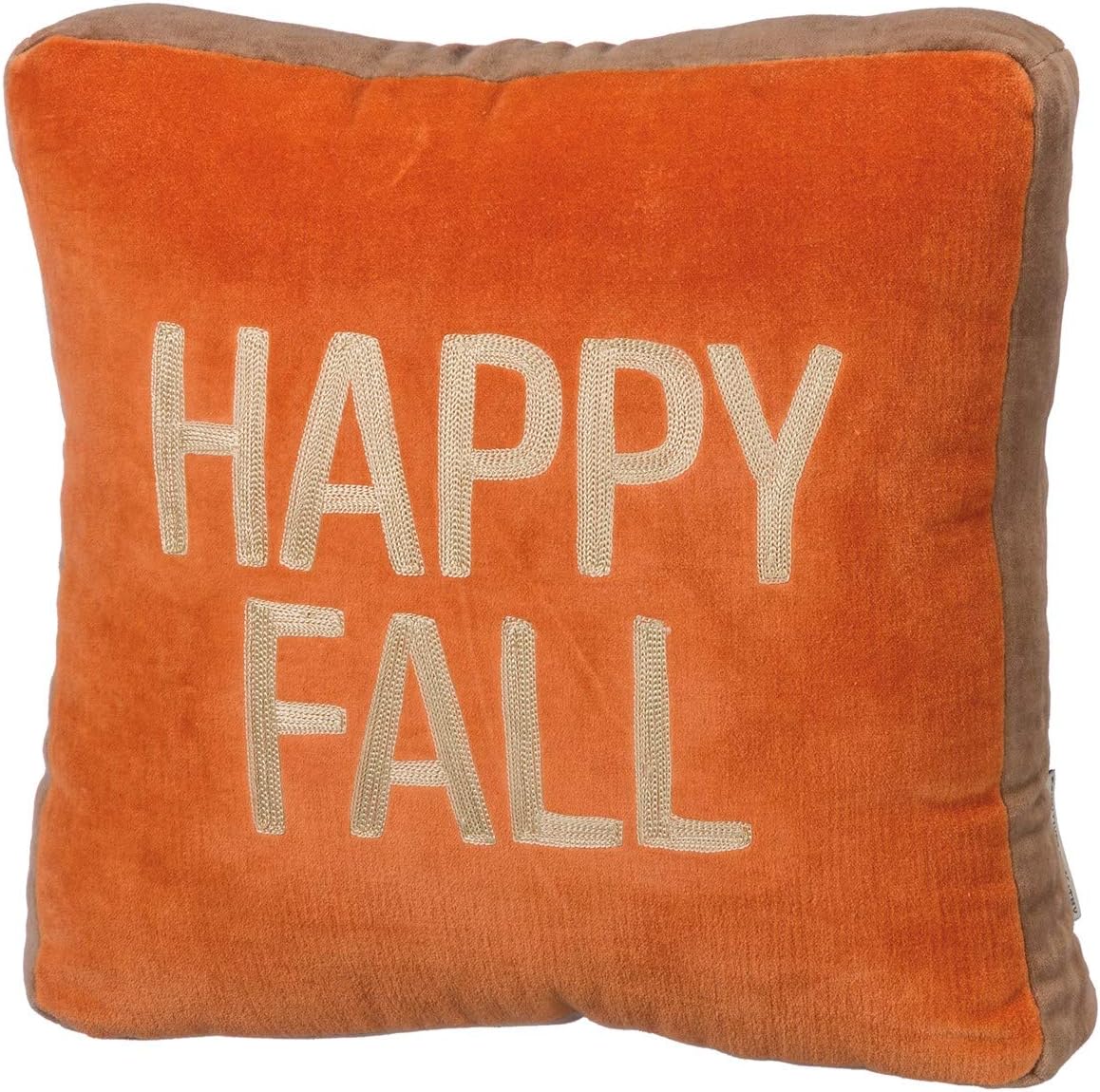 Primitives by Kathy Happy Fall Velvet Throw Pillow 12x12
