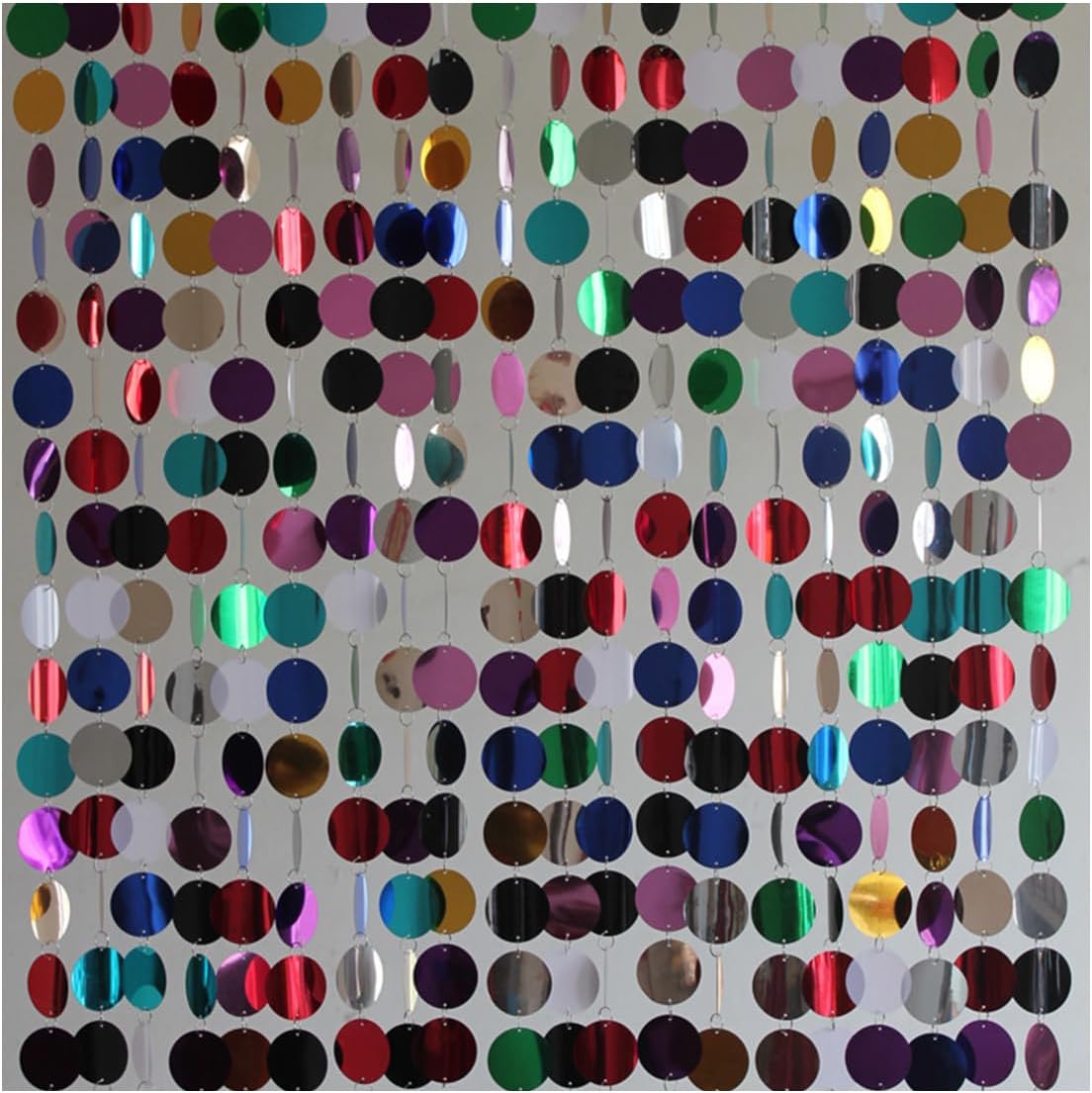 Queenbox 394in 5pcs Glitter Sequin Beaded Curtain