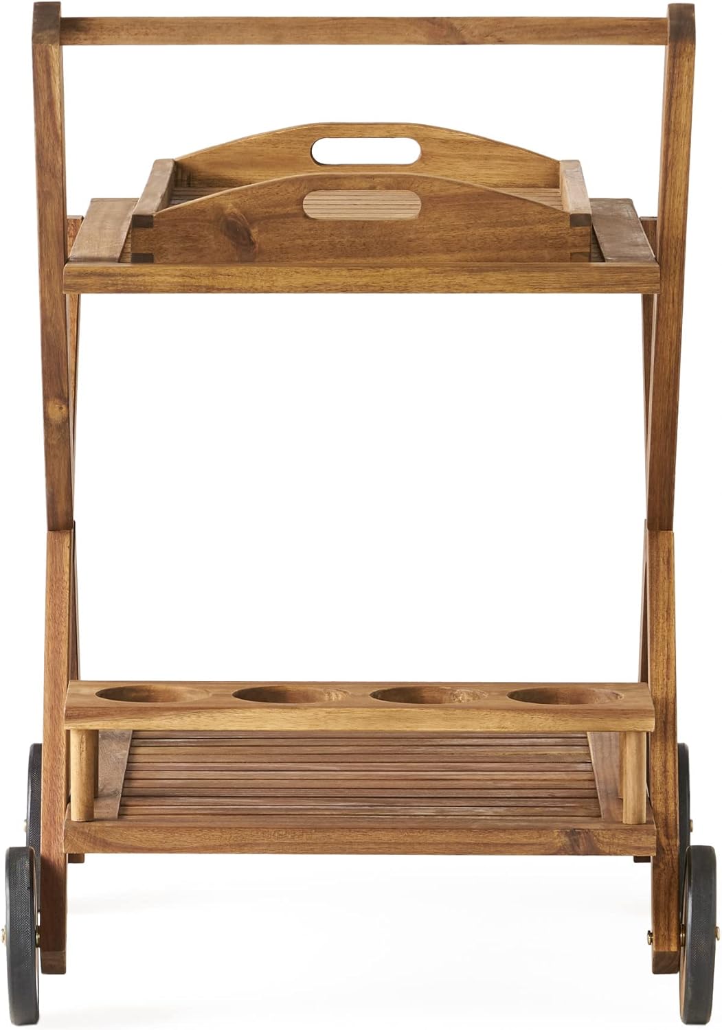 YLIEHS Versatile Mobile Bar Cart for Easy Entertaining