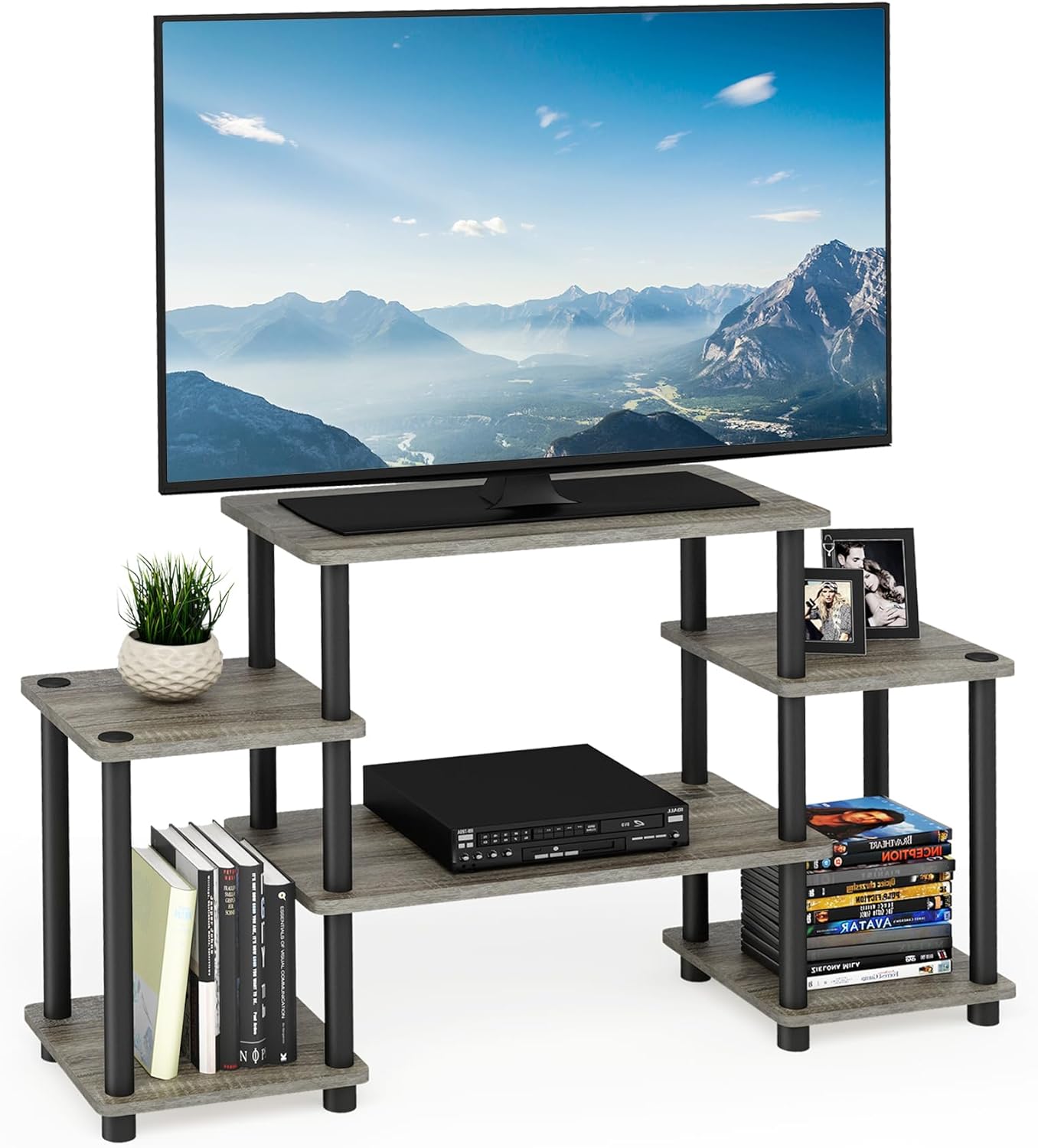 Furinno Turn-N-Tube Entertainment Center No Tools