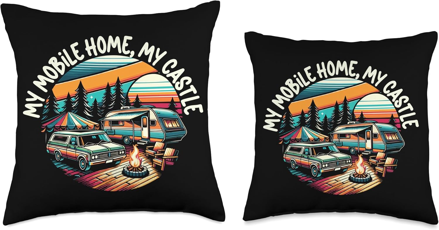 Mobile Home Throw Pillow for Motorhome Trailers 1