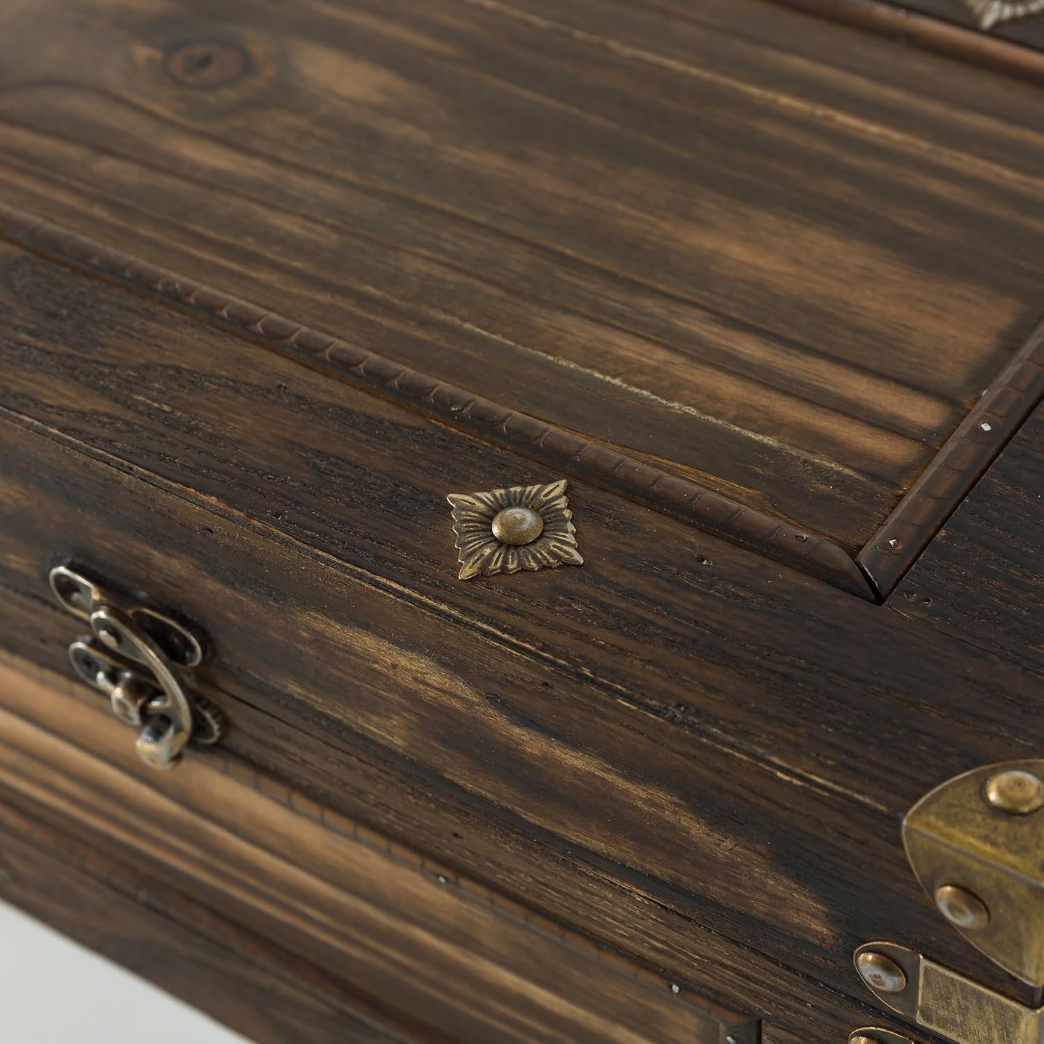 Soul Lane Branson Wooden Storage Trunks Set of 3