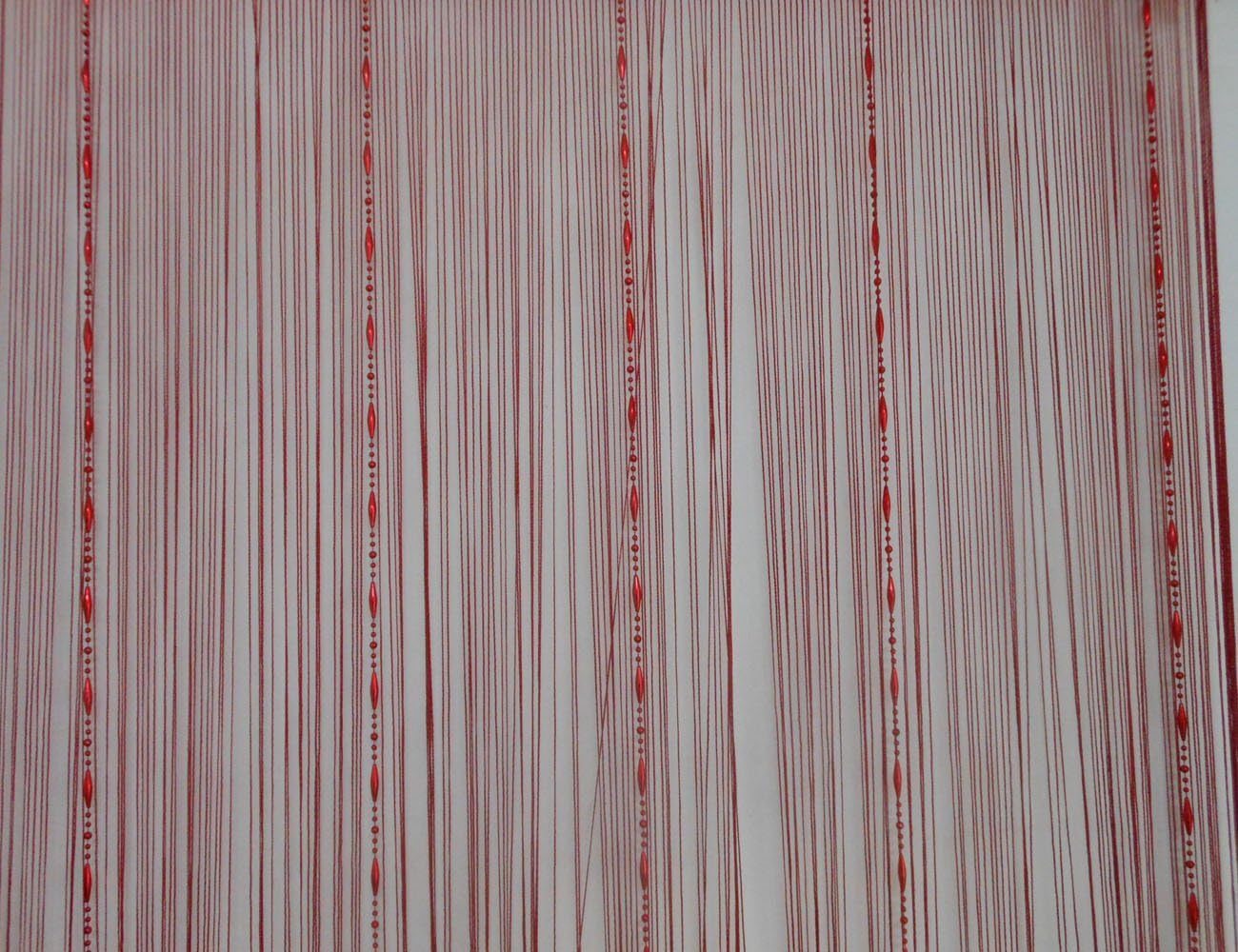 Tangpan Dew Drop Beaded Door Curtain Divider Wine