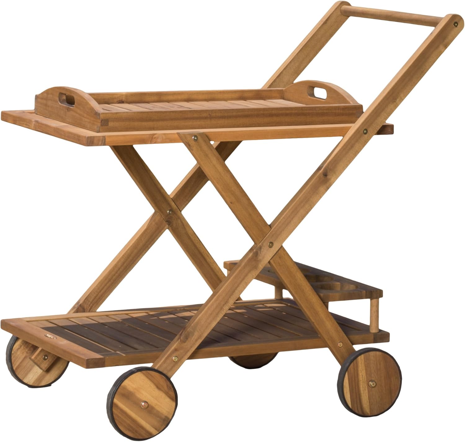 YLIEHS Versatile Mobile Bar Cart for Easy Entertaining