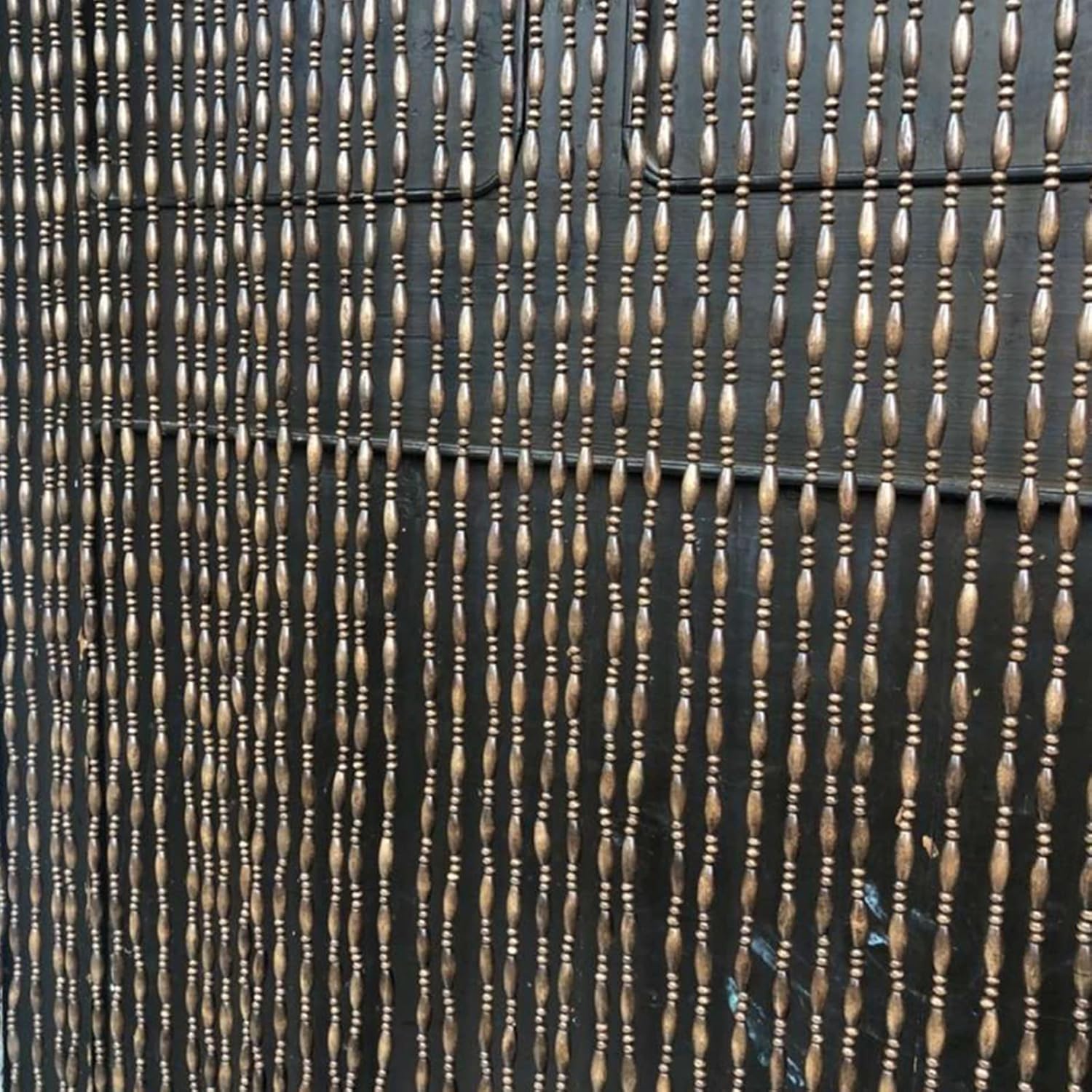Hanging Wooden Beaded Door Curtains Customizable 65 Strands