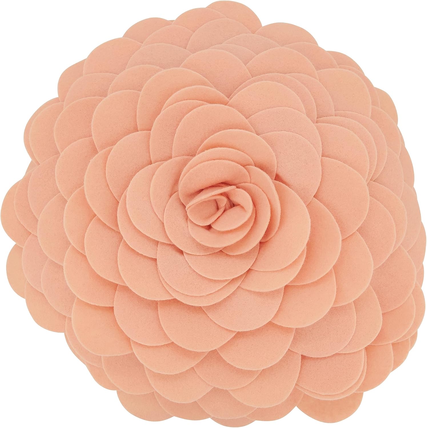 SARO LIFESTYLE Flower Design Throw Pillow 16 Inch