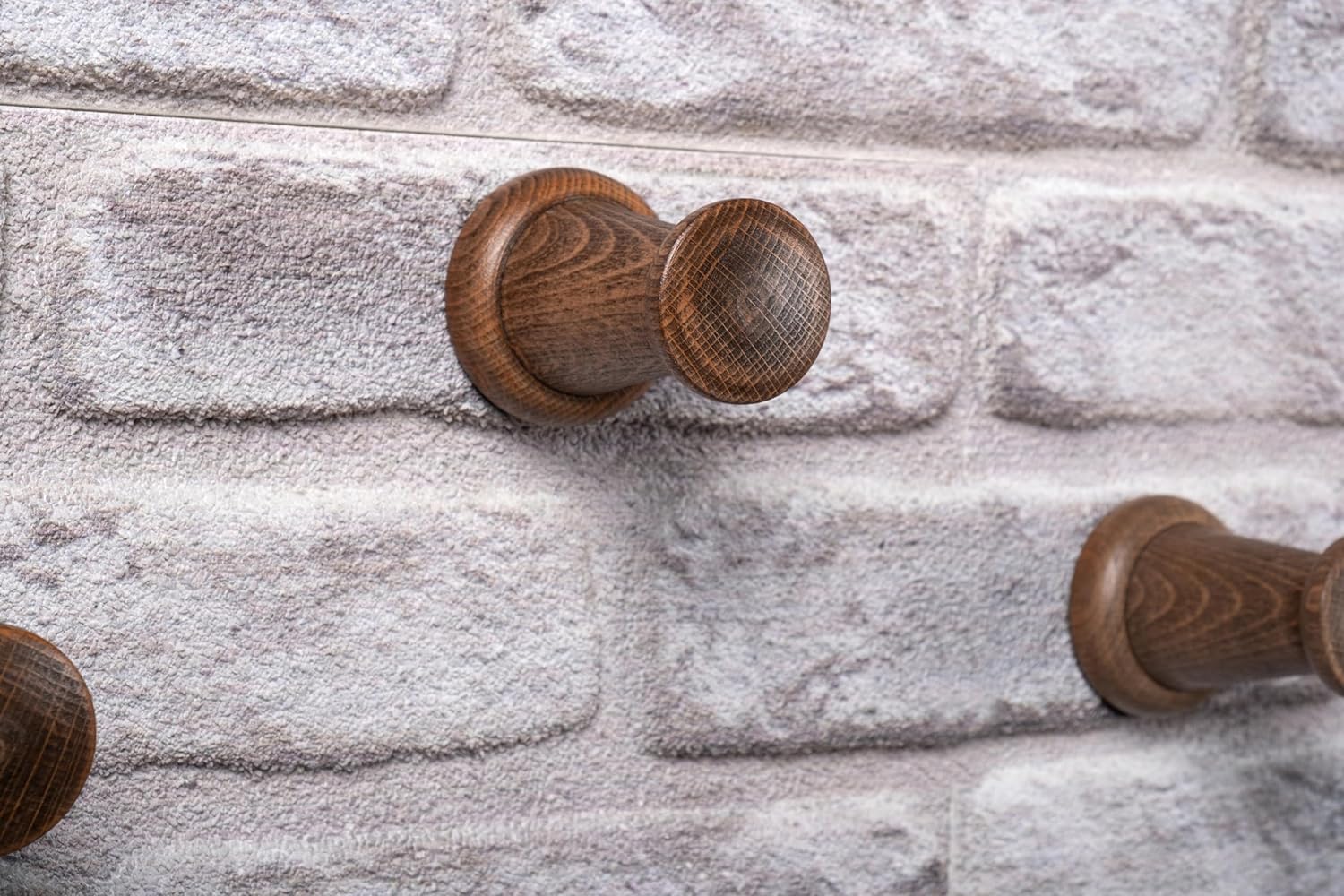 Rustic Wall Mounted Coat Rack with Shelf and 5 Hooks