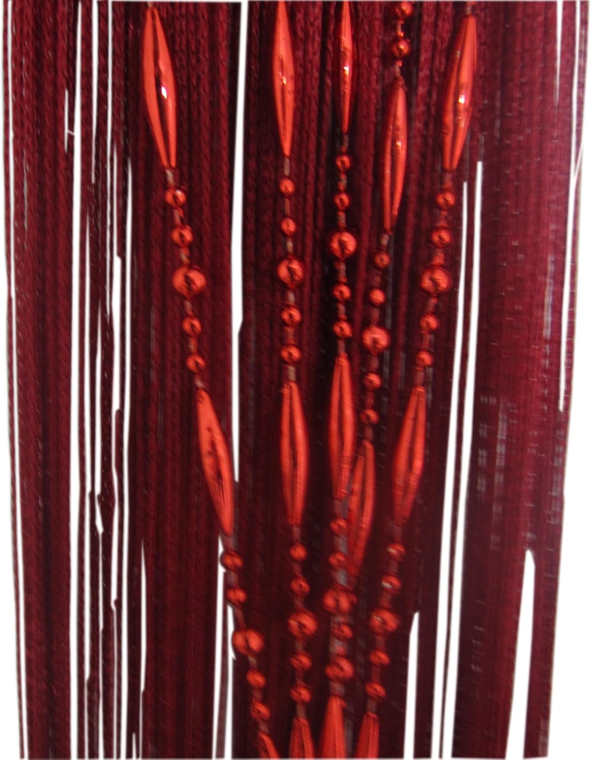 Tangpan Dew Drop Beaded Door Curtain Divider Wine