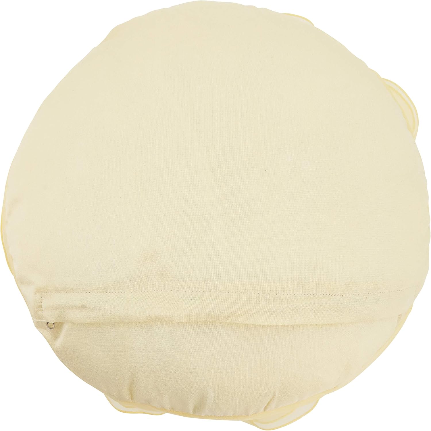 SARO LIFESTYLE Rose Design Throw Pillow Yellow 13 Inch